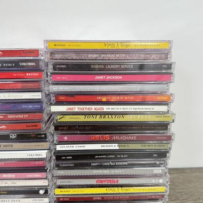 LOT 181B: CD Collection: Janet Jackson, Jennifer Lopez, Alicia Keys, Destiny's Child, Selena, Salt-N-Pepa, Beyonce & More