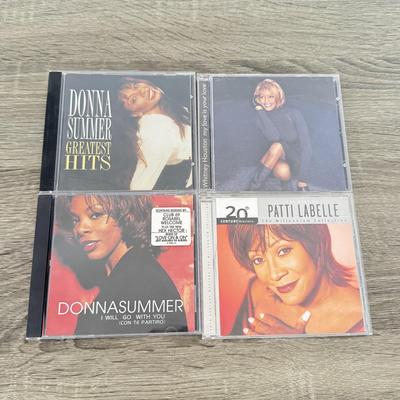 LOT 182B: CD Collection: Dolly Parton, Whitney Houston, Aretha Franklin, Patti LaBelle, Donna Summer, Shania Twain, Faith Hill & More