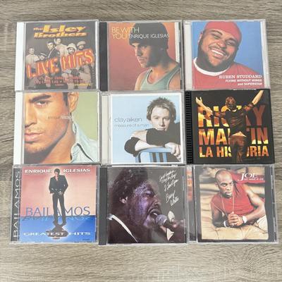 LOT 183B: CD Collection: Justin Timberlake, Luther Vandross, Lionel Richie, Kenny Rogers, Enrique Iglesias & More