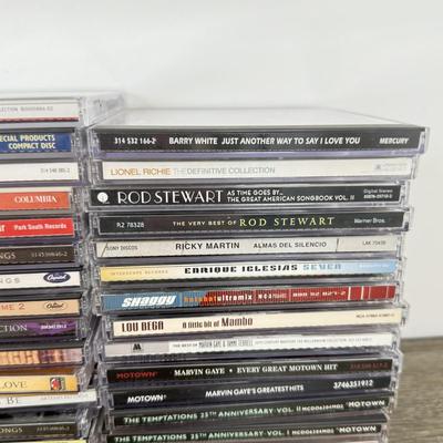 LOT 183B: CD Collection: Justin Timberlake, Luther Vandross, Lionel Richie, Kenny Rogers, Enrique Iglesias & More