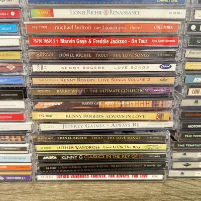 LOT 183B: CD Collection: Justin Timberlake, Luther Vandross, Lionel Richie, Kenny Rogers, Enrique Iglesias & More