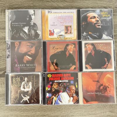 LOT 183B: CD Collection: Justin Timberlake, Luther Vandross, Lionel Richie, Kenny Rogers, Enrique Iglesias & More
