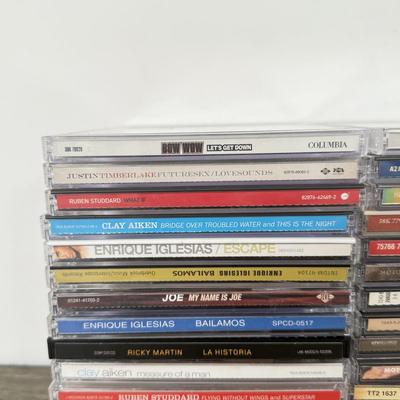 LOT 183B: CD Collection: Justin Timberlake, Luther Vandross, Lionel Richie, Kenny Rogers, Enrique Iglesias & More