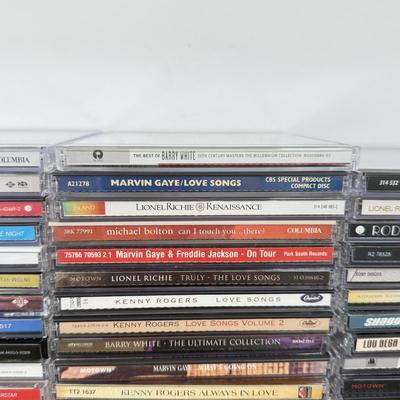 LOT 183B: CD Collection: Justin Timberlake, Luther Vandross, Lionel Richie, Kenny Rogers, Enrique Iglesias & More