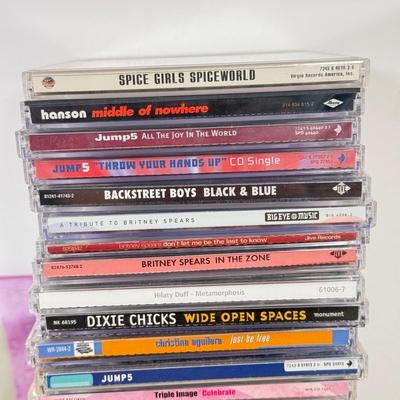 LOT 185B: CD / Music Collection: Cher, Spice Girls, Jump 5, Britney Spears & More