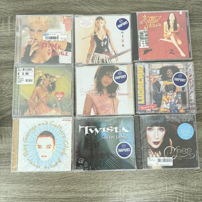 LOT 187B: NIP Britney: The Videos DVD & NIP CDs: Cher, Aerosmith, Bon Jovi, Pink & More