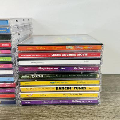 LOT 188B: Disney CD Collection: Cheetah Girls, Tarzan Soundtrack, Lizzie McGuire, Princess Favorites & More