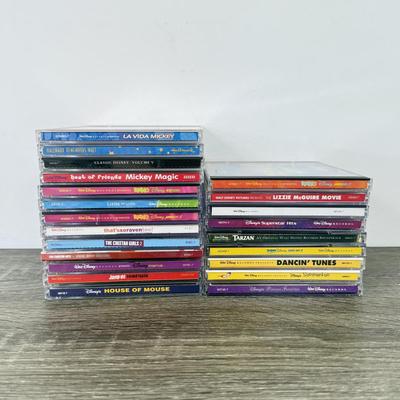 LOT 188B: Disney CD Collection: Cheetah Girls, Tarzan Soundtrack, Lizzie McGuire, Princess Favorites & More