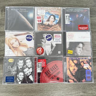 LOT 189B: NIP CD Collection: Luther Vandross, Kenny Rogers, Celine Dion, Josh Groban & More