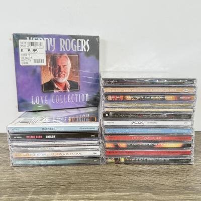 LOT 189B: NIP CD Collection: Luther Vandross, Kenny Rogers, Celine Dion, Josh Groban & More