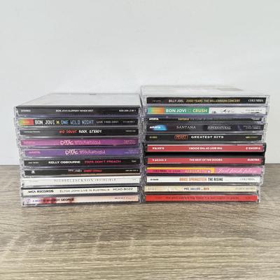 LOT 190B: CD Collection: Aerosmith, The Doors, Bon Jovi, Michael Jackson, Pink & More
