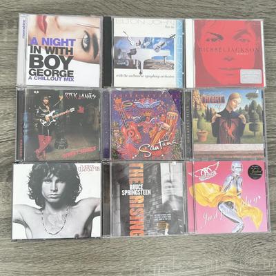LOT 190B: CD Collection: Aerosmith, The Doors, Bon Jovi, Michael Jackson, Pink & More