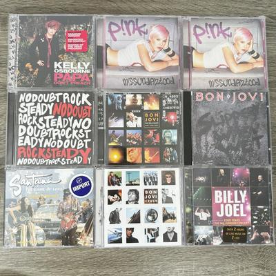 LOT 190B: CD Collection: Aerosmith, The Doors, Bon Jovi, Michael Jackson, Pink & More