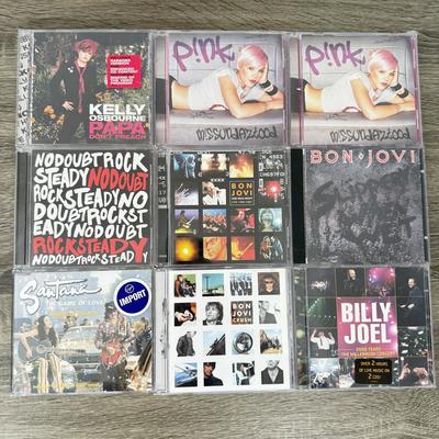 LOT 190B: CD Collection: Aerosmith, The Doors, Bon Jovi, Michael Jackson, Pink & More