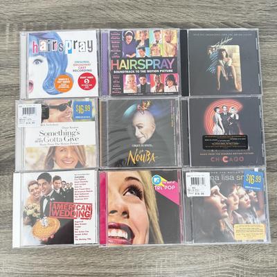 LOT 192A: Soundtrack CDs: Wicked on Broadway, Armageddon, Grey's Anatomy, Dreamgirls, Titanic, Mamma Mia!, Hairspray & More