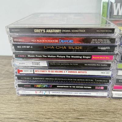 LOT 192A: Soundtrack CDs: Wicked on Broadway, Armageddon, Grey's Anatomy, Dreamgirls, Titanic, Mamma Mia!, Hairspray & More