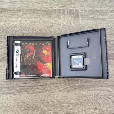 LOT 195B: Spider-Man 2 for Nintendo DS w/ NIP Game Boy Color & GBA Games: Austin Powers, Dr. Seuss' Green Eggs and Ham & Tom...