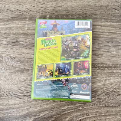 LOT 196B: XBOX Game Case, NIP Oddworld Munch's Oddysee for XBOX & Collection of PC Games: The Sims & More