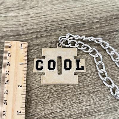 LOT 197A: 2000 WWF II Cool Bling Chain & Collection of Wrestling Video Games: Game Boy WWF War Zone, Game Boy Color WWF Attitude...