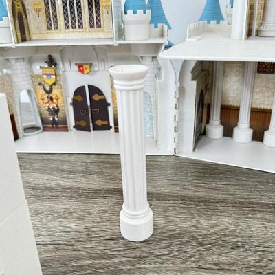 LOT 198B: Walt Disney World Magic Kingdom Cinderella's Castle Model Monorail Playset w/ Figures & Accessories