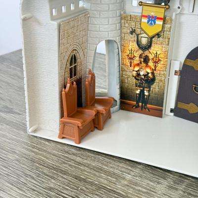 LOT 198B: Walt Disney World Magic Kingdom Cinderella's Castle Model Monorail Playset w/ Figures & Accessories