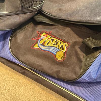 LOT 206B: Duffel Bags: Champion NBA Philadelphia 76ers & 1980s/90s Gotcha Bag