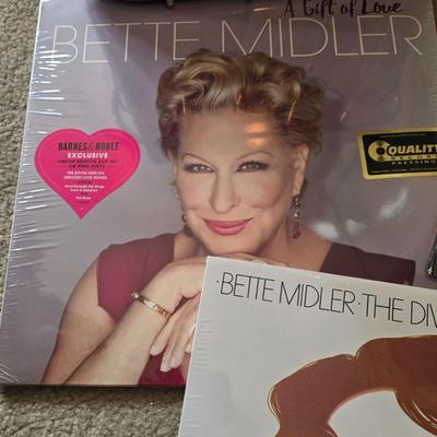 LOT 207B: Collection of Albums; Various Genres, Some New in Plastic Seal & Metal Album Holder