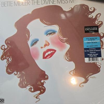 LOT 207B: Collection of Albums; Various Genres, Some New in Plastic Seal & Metal Album Holder