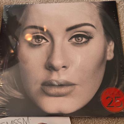 LOT 207B: Collection of Albums; Various Genres, Some New in Plastic Seal & Metal Album Holder