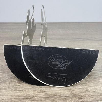 LOT 212B: Disney x Target Mickey Mouse 4x4 Photo Frame, Votives, Bookends & Bud Vase w/ The Little Big Book of Disney