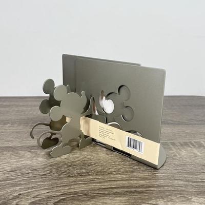 LOT 212B: Disney x Target Mickey Mouse 4x4 Photo Frame, Votives, Bookends & Bud Vase w/ The Little Big Book of Disney