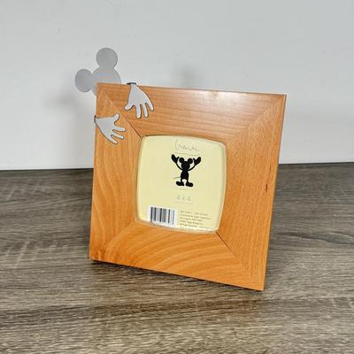 LOT 212B: Disney x Target Mickey Mouse 4x4 Photo Frame, Votives, Bookends & Bud Vase w/ The Little Big Book of Disney