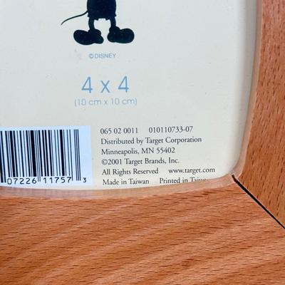 LOT 212B: Disney x Target Mickey Mouse 4x4 Photo Frame, Votives, Bookends & Bud Vase w/ The Little Big Book of Disney