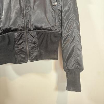 LOT 213B: Guess Fuzzy Pink Lined Jacket (XL) & Reebok Windbreaker (M)