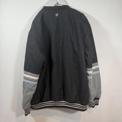 LOT 214A: 2XL Roca Wear Letter Jacket & Size Large NY Yankees Crew Neck Sweatshirt