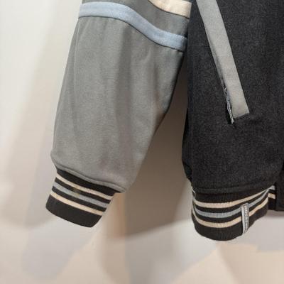 LOT 214A: 2XL Roca Wear Letter Jacket & Size Large NY Yankees Crew Neck Sweatshirt