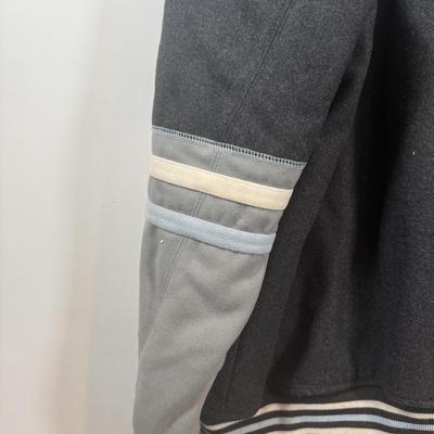 LOT 214A: 2XL Roca Wear Letter Jacket & Size Large NY Yankees Crew Neck Sweatshirt