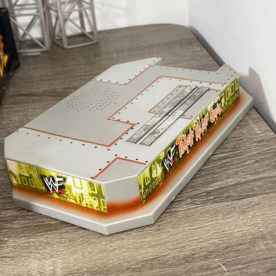 LOT 217A: WWF Attitude & WCW NWO Wrestling Toys & Stage Accessories