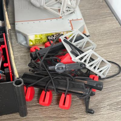 LOT 217A: WWF Attitude & WCW NWO Wrestling Toys & Stage Accessories