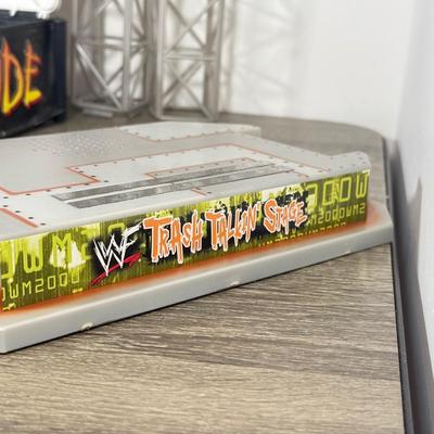 LOT 217A: WWF Attitude & WCW NWO Wrestling Toys & Stage Accessories