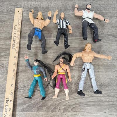 LOT 218B: Cool Kids Suitcase Full of a Variety of 1990s/Early 2000s Wrestling Action Figures