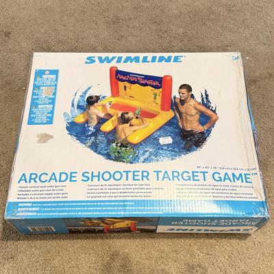 LOT 226L: NIP Water Toys: Swimline Arcade Shooter Target Game, Shift the Black Series RC Boat Racer & More