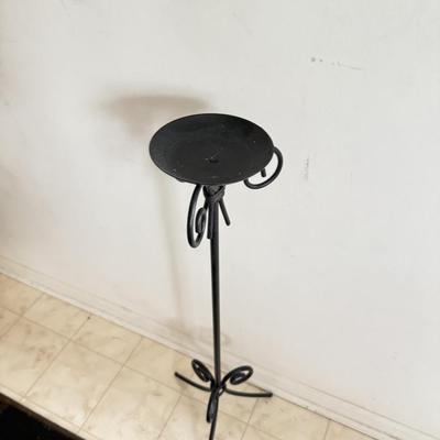 LOT 229L: Metal Candle Holder Trio