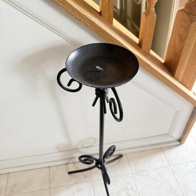 LOT 229L: Metal Candle Holder Trio