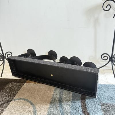 LOT 229L: Metal Candle Holder Trio