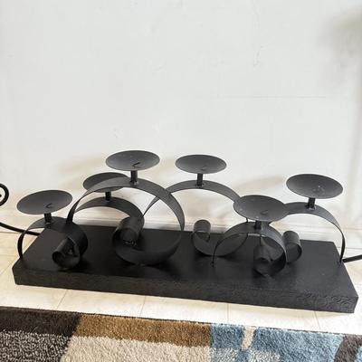 LOT 229L: Metal Candle Holder Trio