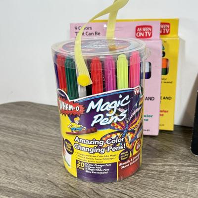 LOT 236A: Adult Mindfulness / Stress Relief Coloring Books w/ Gel Pens, Markers & More