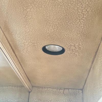 LOT 237A: Vintage Rustic Column Glass Shelf Curio Cabinet