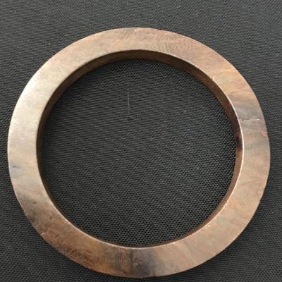 Vintage wood bangle bracelet