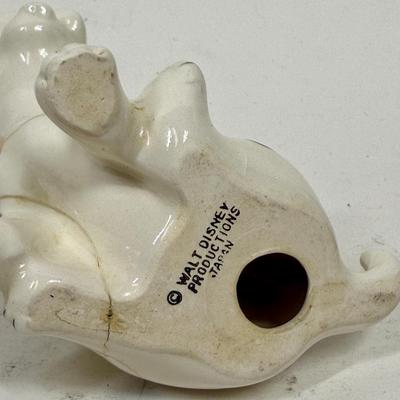 Vintage 1960's Disney 101 Dalmatians Puppy Spot Ceramic Figurine by Enesco